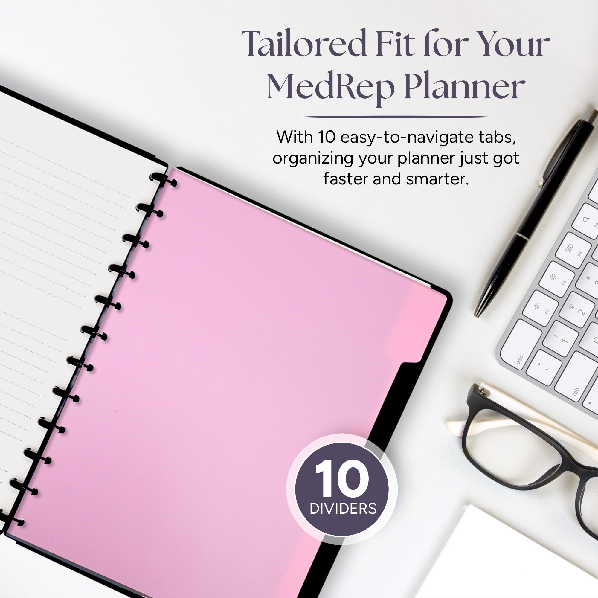MedRep Planner 10 Dividers Pack