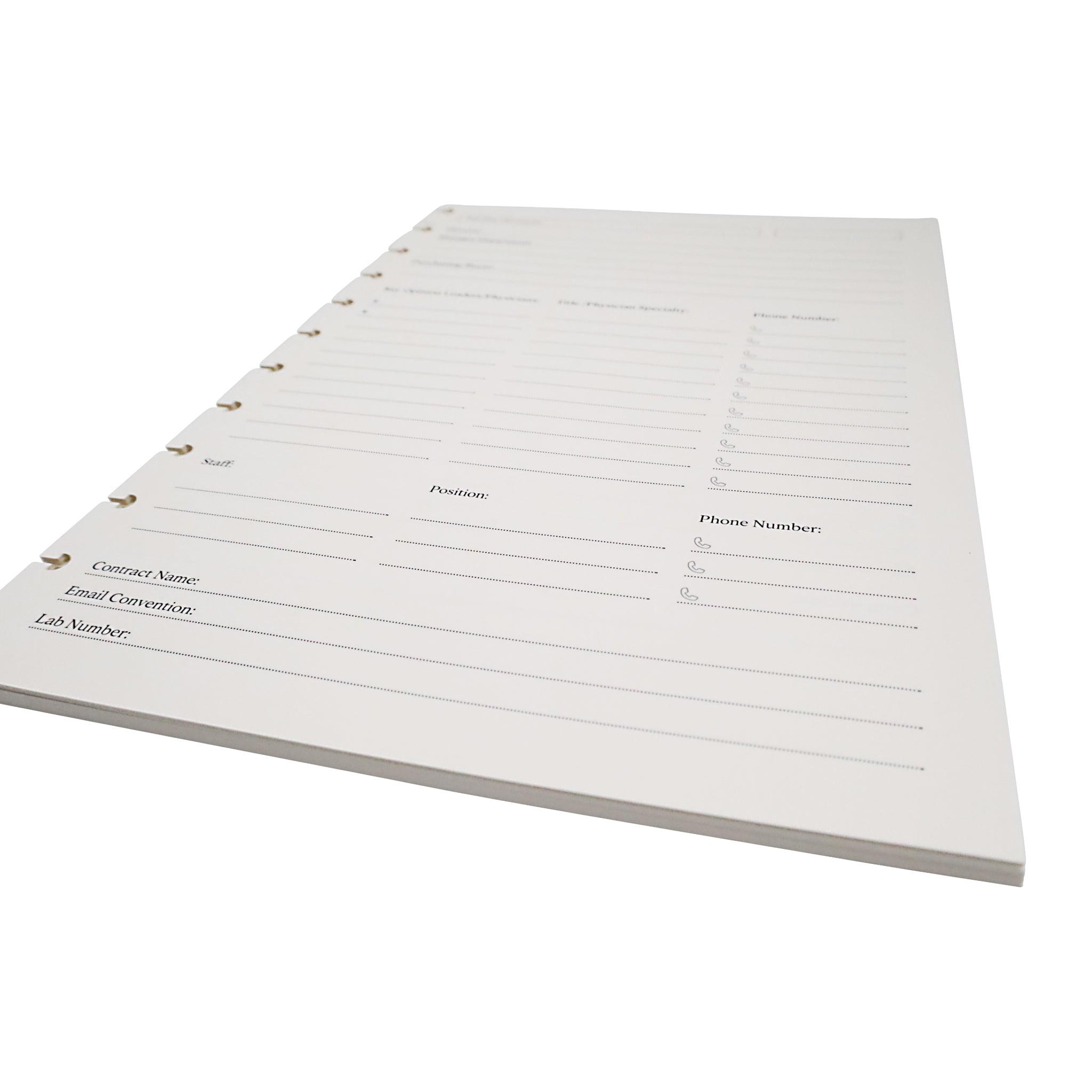 MedRep Planner 50 Sheets Pack